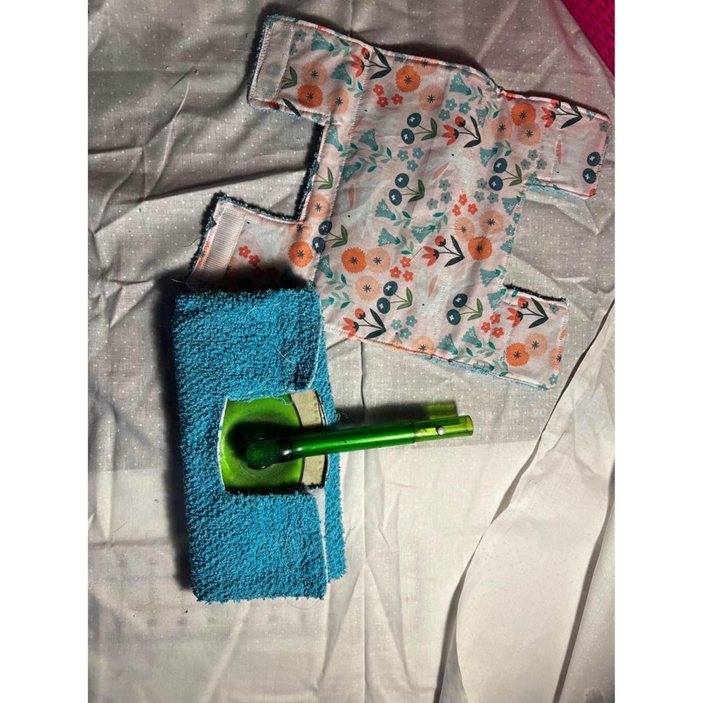 Homemade customizable Reuseable Swifter covers with velco
